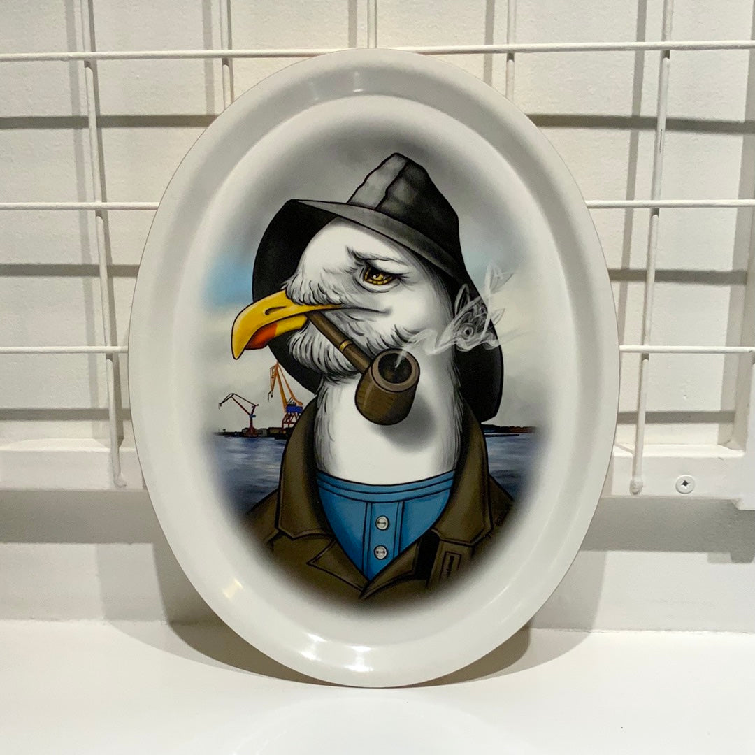 Bricka: Fiskarmås