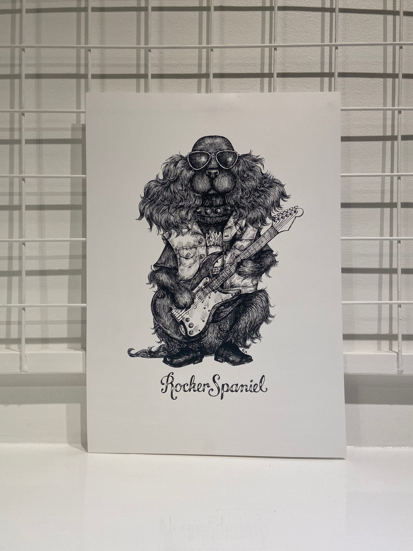 Print: Rocker Spaniel