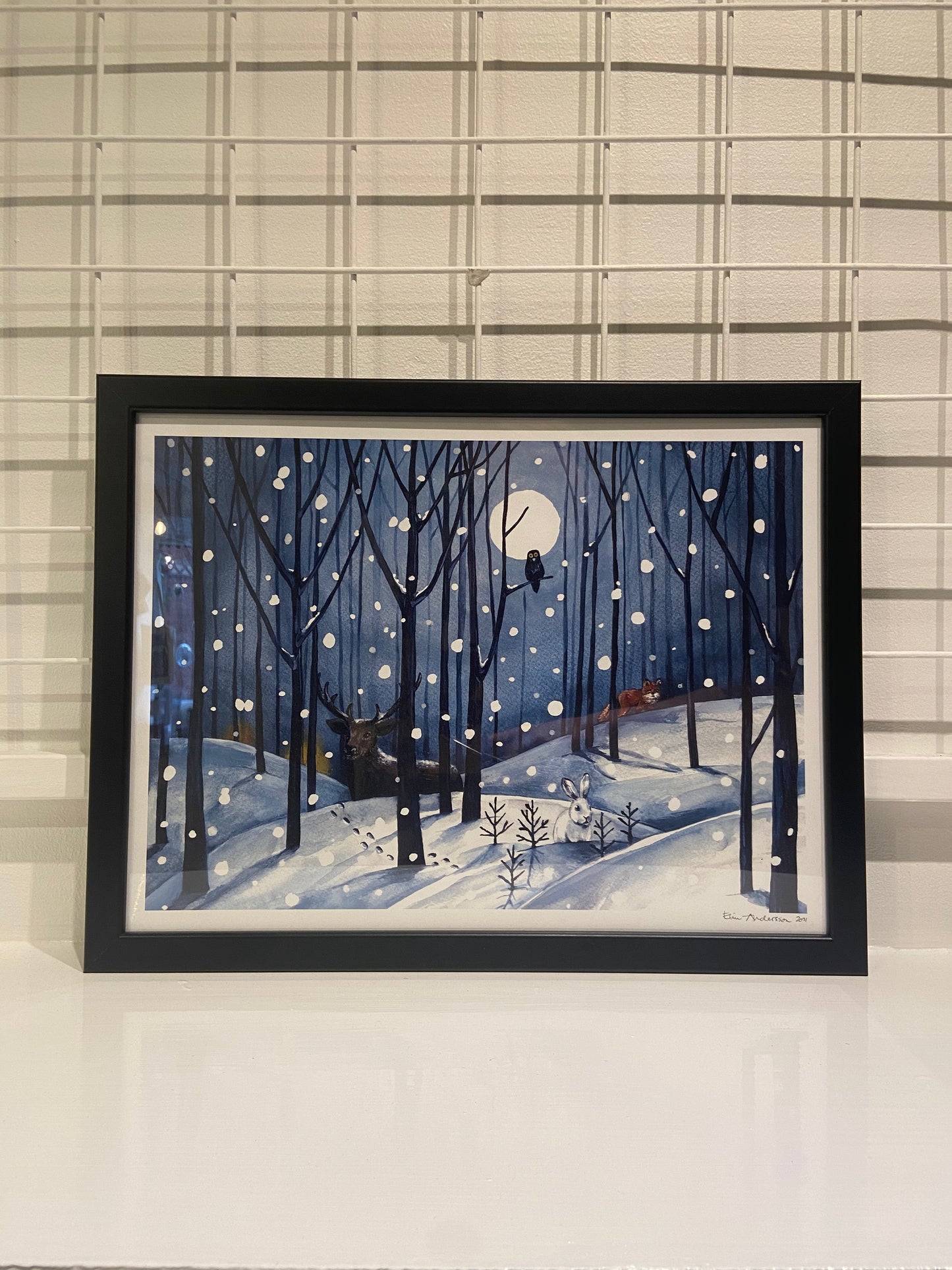 Print: Vinterlandskap