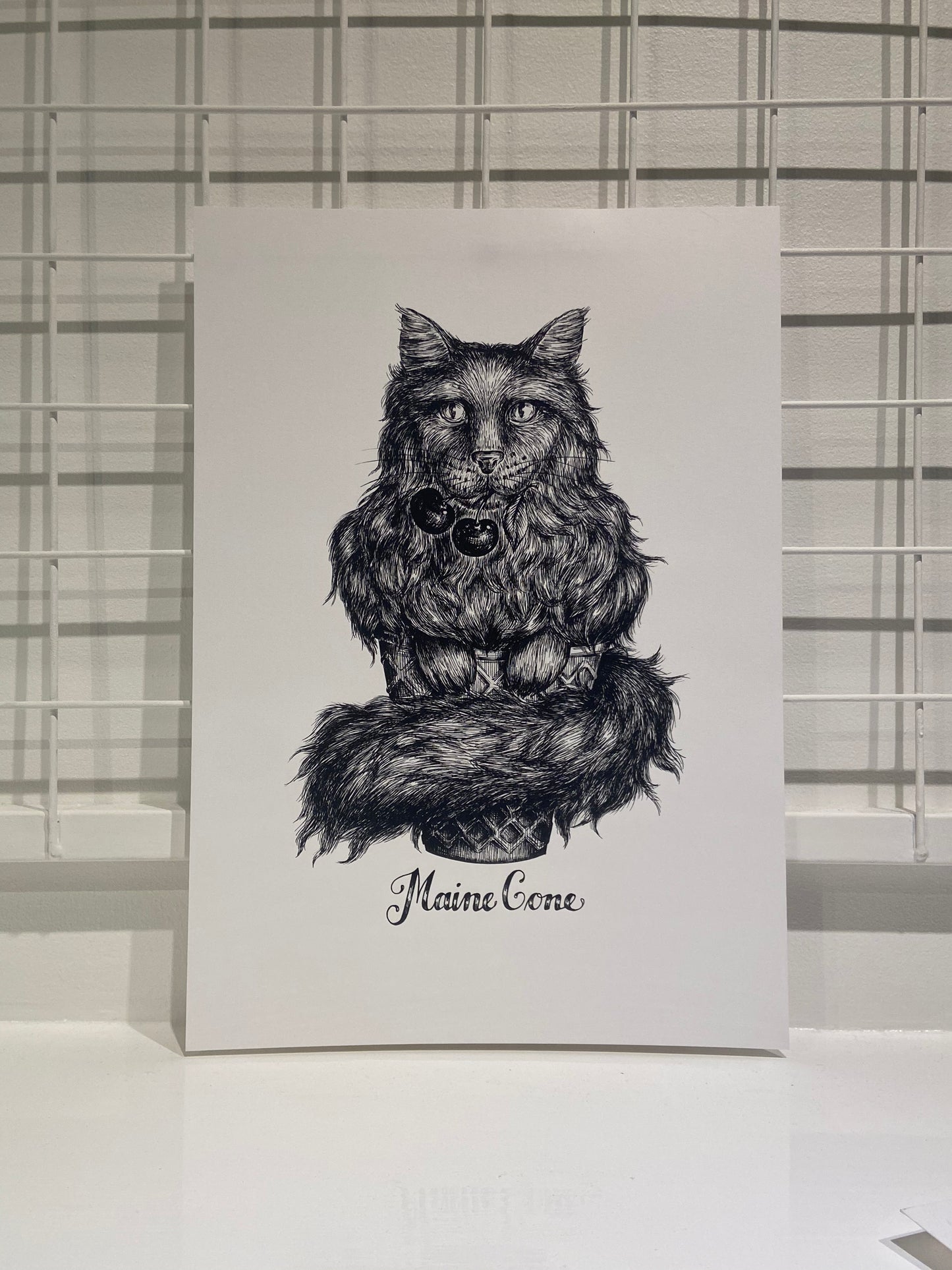 Print: Maine Cone