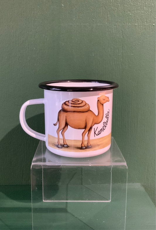 Emaljmugg: Kamelbulle