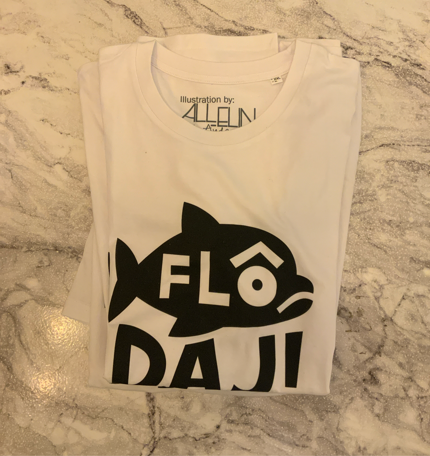 T-shirt: Flô daj!