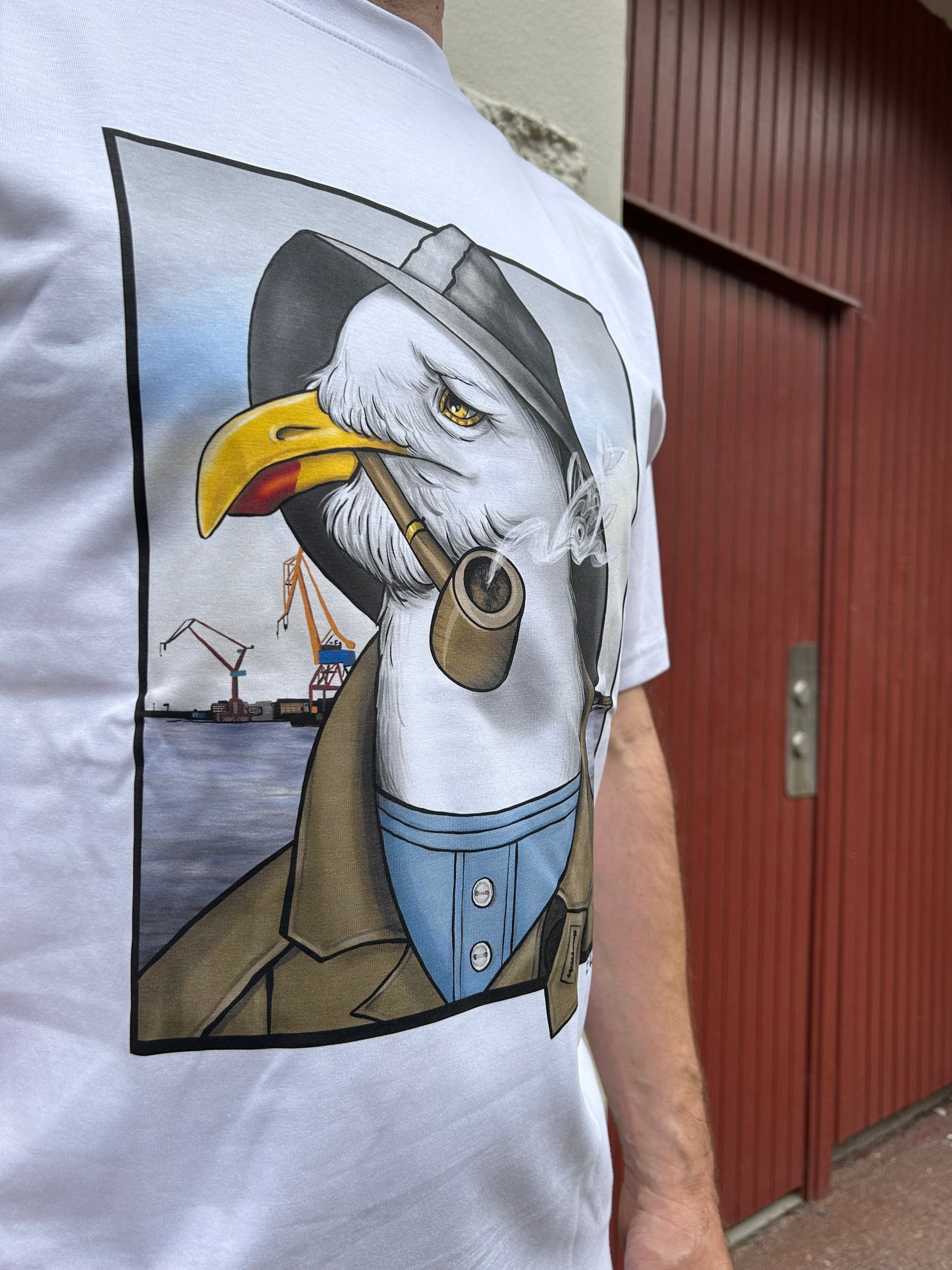 T-shirt: Fiskarmås