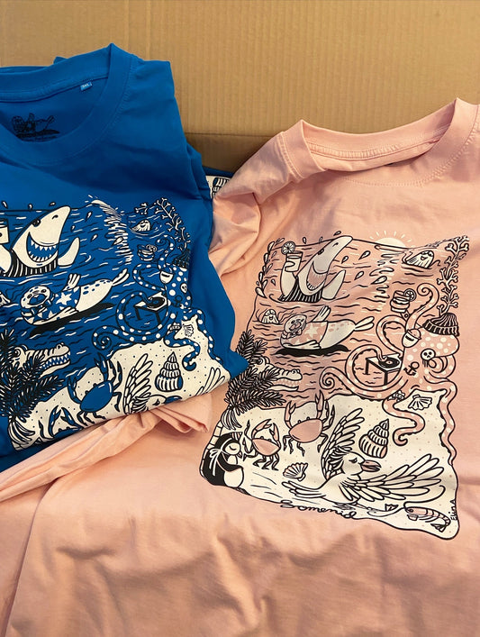 T-shirt: Strandparty