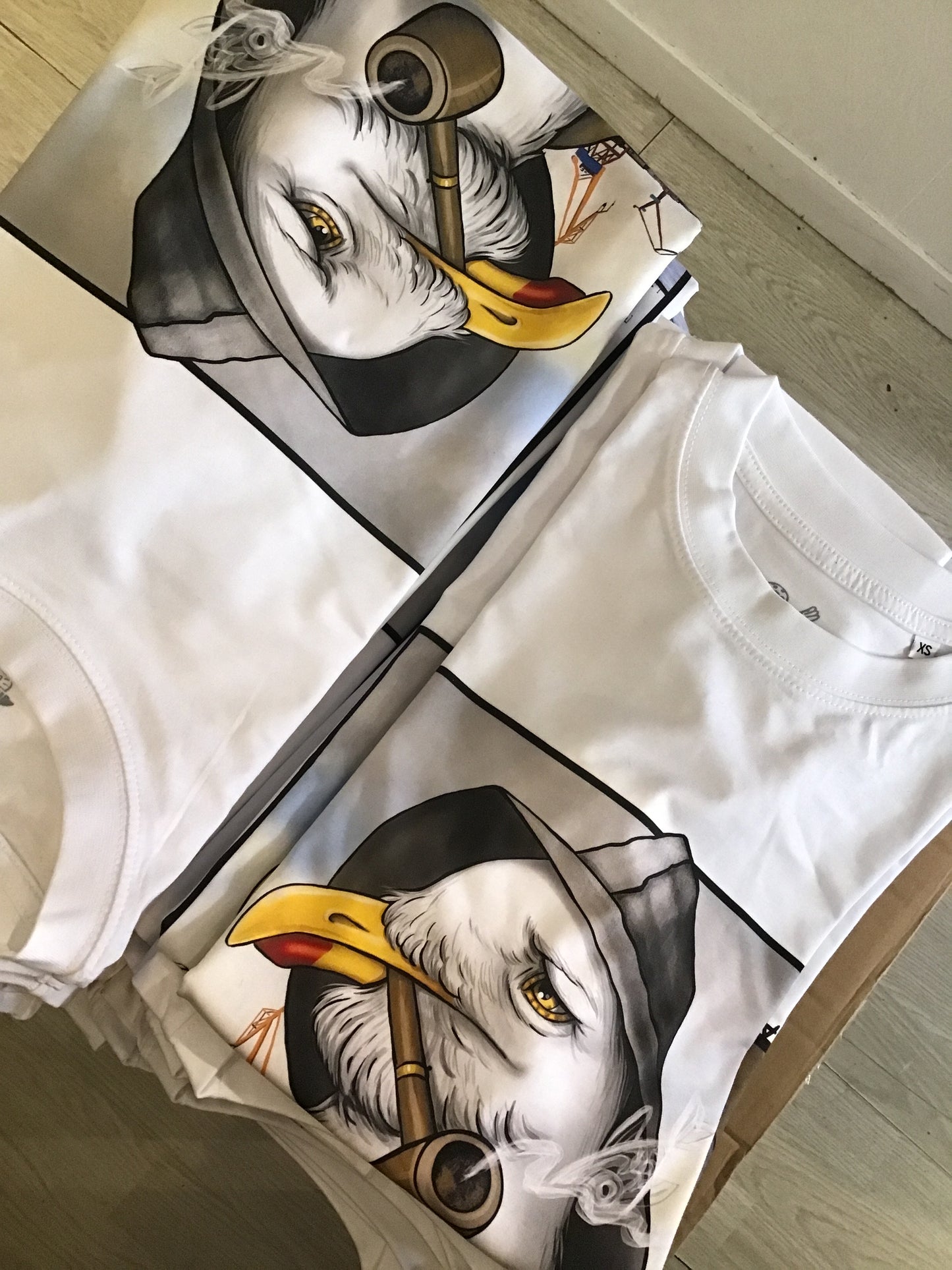 T-shirt: Fiskarmås