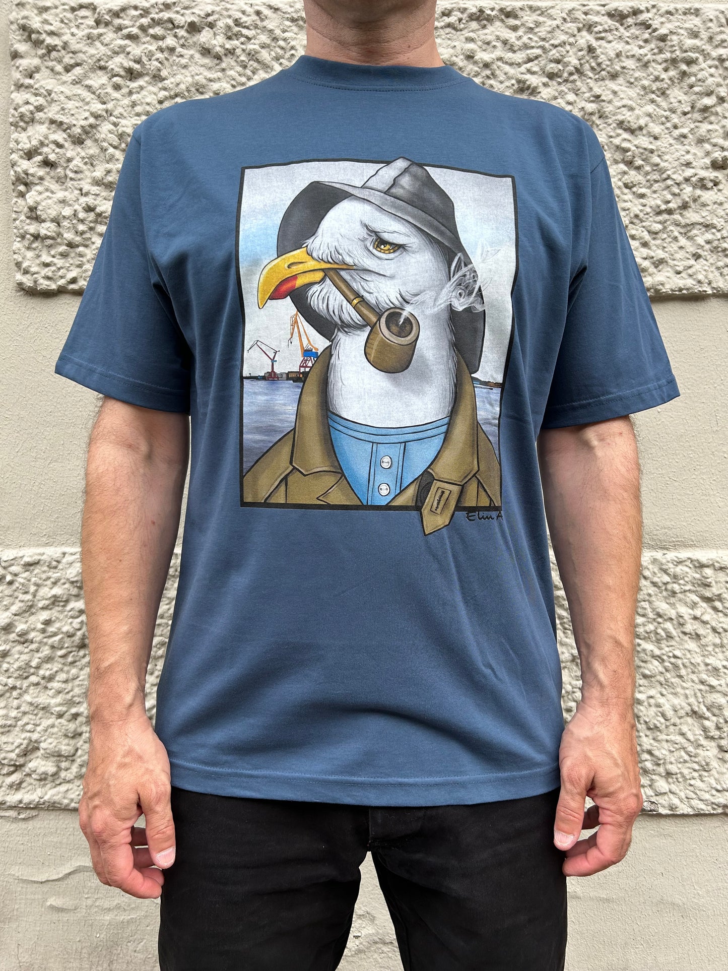 T-shirt: Fiskarmås