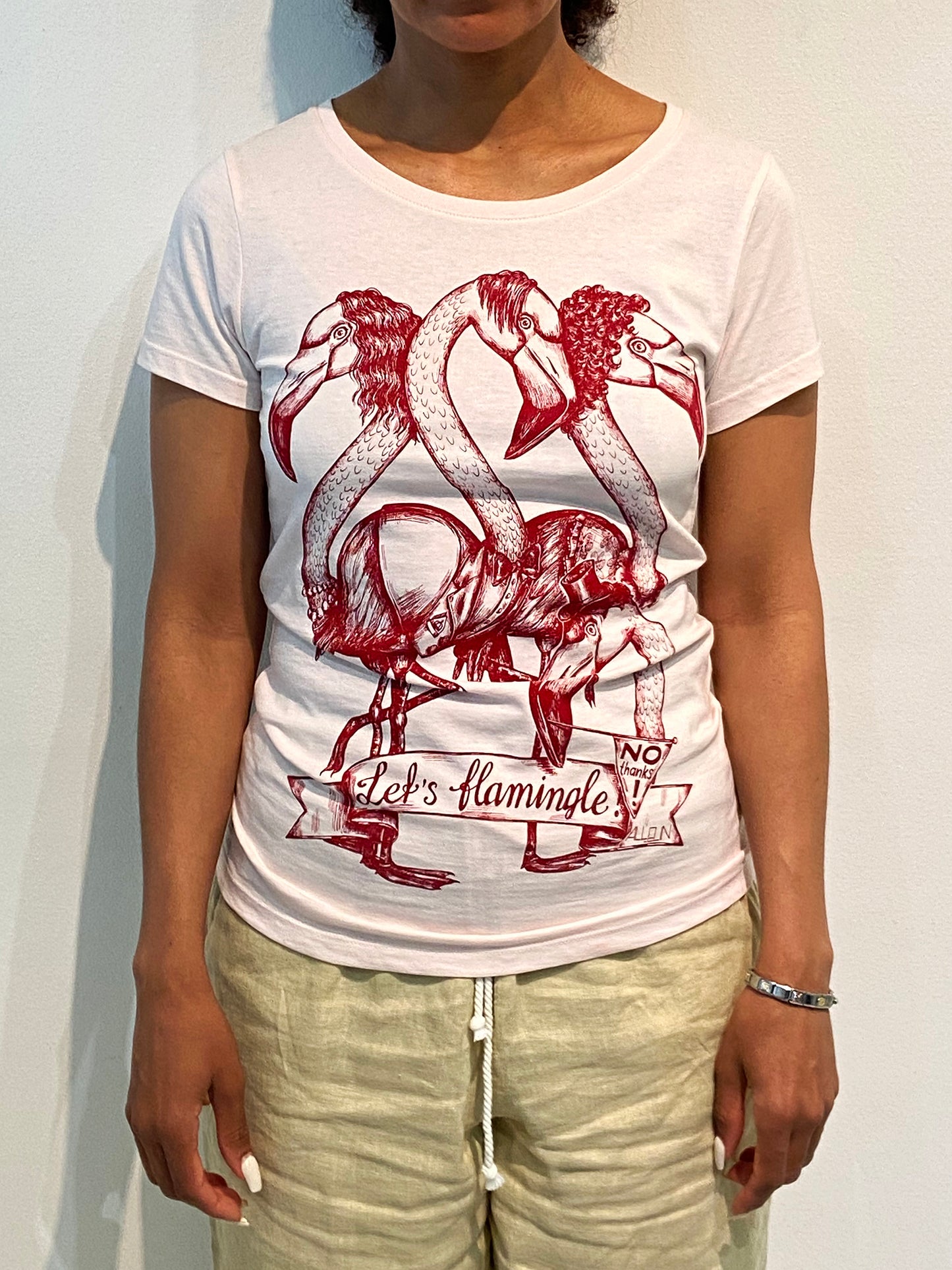 T-shirt: Flamingle